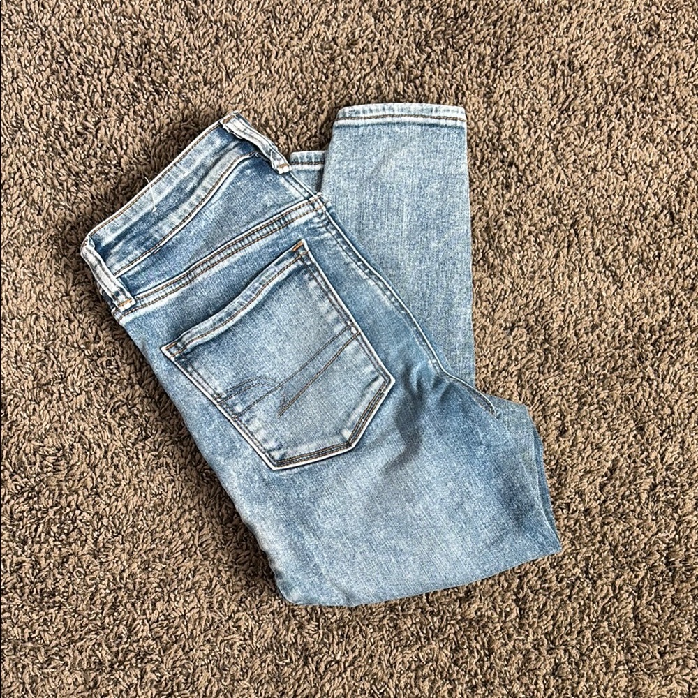 American Eagle Outfitters Light Blue Skinny Jeans